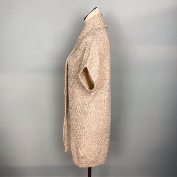 maryline Italian Made Open Front Alpaca Cardigan - Picture 3 of 12